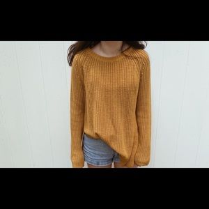 Yellow sweater